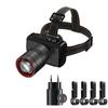 Super Bright LED Headlamp RechargeableHead Light Motion Sensor Front Led Head Flashlight Waterproof Outdoor Camping Flashing
