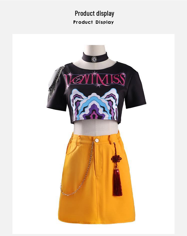K-POP Demon Hunter Girl Group Cosplay Costume - Lumi, Mila & Zoe Inspired Outfit