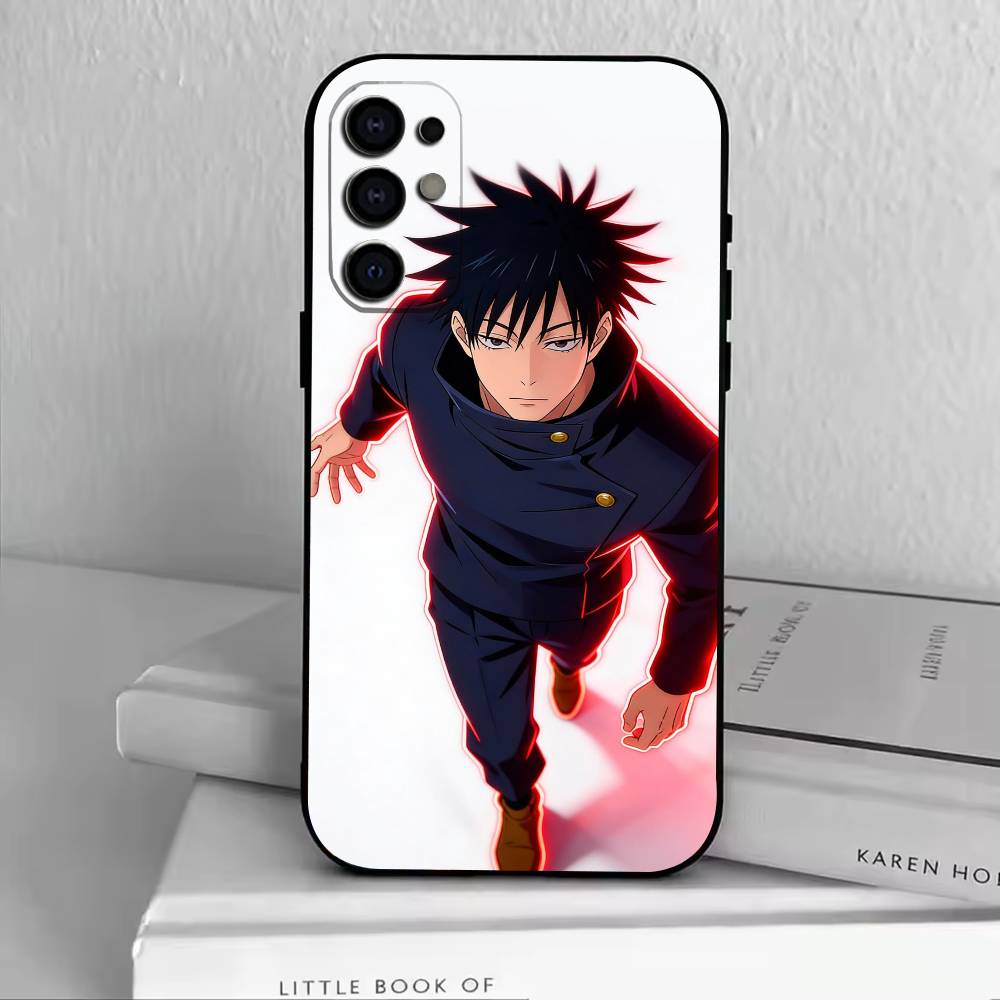 

JK-F-Fushi-guro M-Meg-umi Phone Case For Samsung S25,S24,S21,S22,S23,S30,Ultra,S20,Plus,Fe,Lite,Note,10,Black Cover Samsung S26Plus