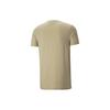 Puma Sports Lifestyle Series Logo Patch Round Neck Short Sleeve T-Shirt Men Tops Light-Camel 532291-67