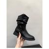 Pointed Thin Boots Women's Western Short Boots Autumn and Winter New Fashionable Medium Tube Stacking Boots Are Not Tired of Thick Heels