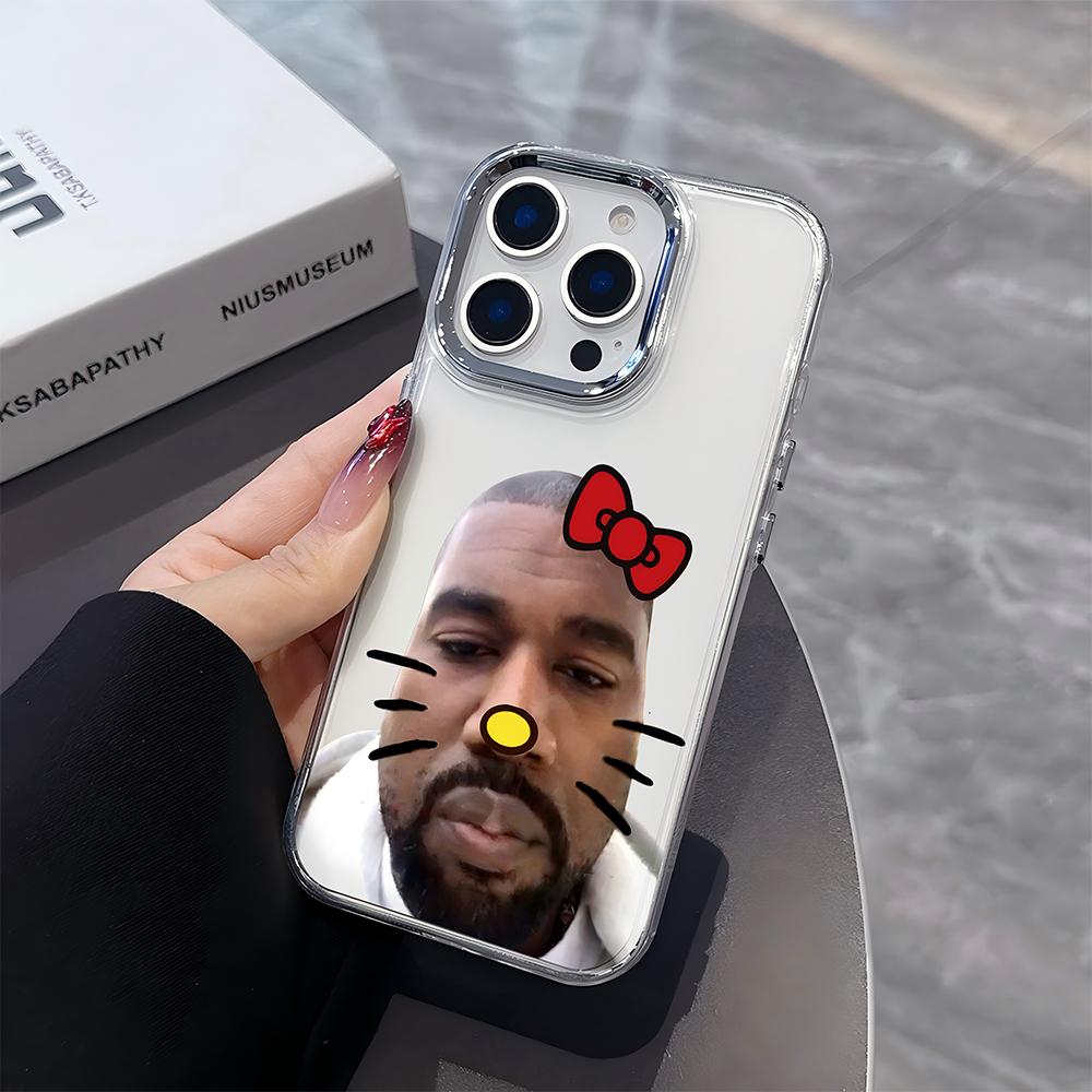 Funny  cartoon Kanye West YE Phone Case For Google Pixel 10 9 8 7 8A 9A XL Pro 4G 5G Transparent Soft Silicone TPU Back Cover