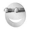 Smiling Face Kitchen Sink Organizer Wall Mount Key Hook Sponge Holder Rustproof Materials Storage Rack