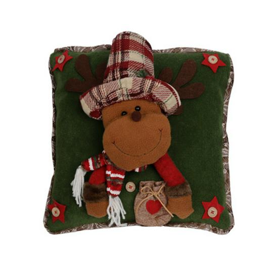 Cross-border Christmas Snowman Burlap Pillowcase Ornaments