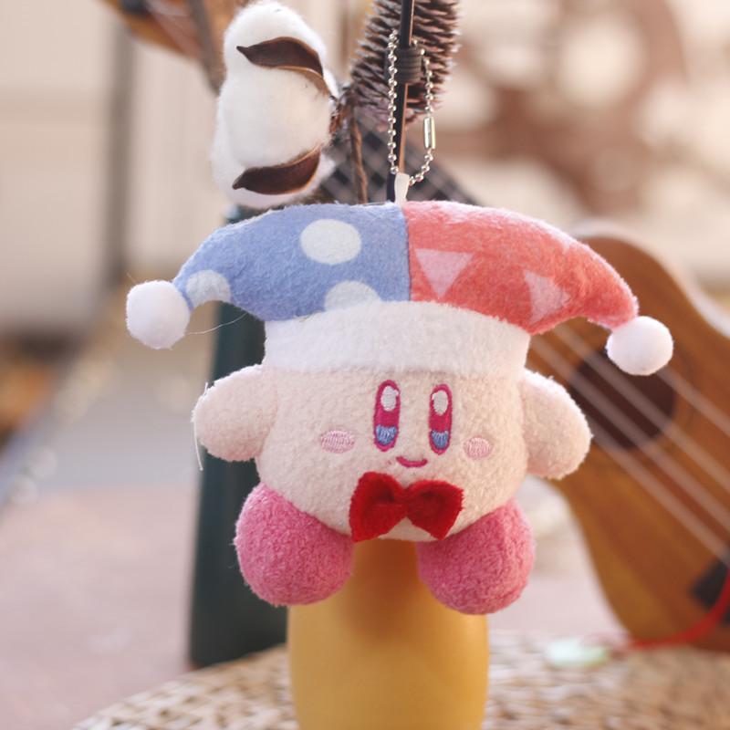 Adorable Kirby Plush Toy Keychain Cute Pink Bag Charm For Girls With Soft Pp Cotton Padding