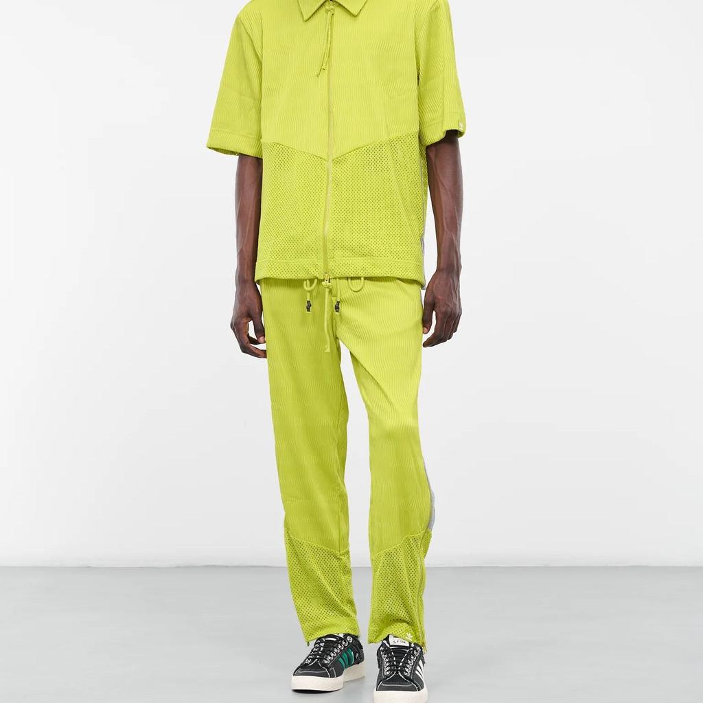 Adidas Song For The Mute X  Originals FW23 Relaxed Fit Straight Leg Drawstring Track Pants Unisex Bottoms Dark-Olive-Green IK8597