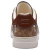 Coach Peanuts X  Leather Snoopy Print Low Top Lace Up Sneakers Men Sneakers Brown CBZ76-TN2