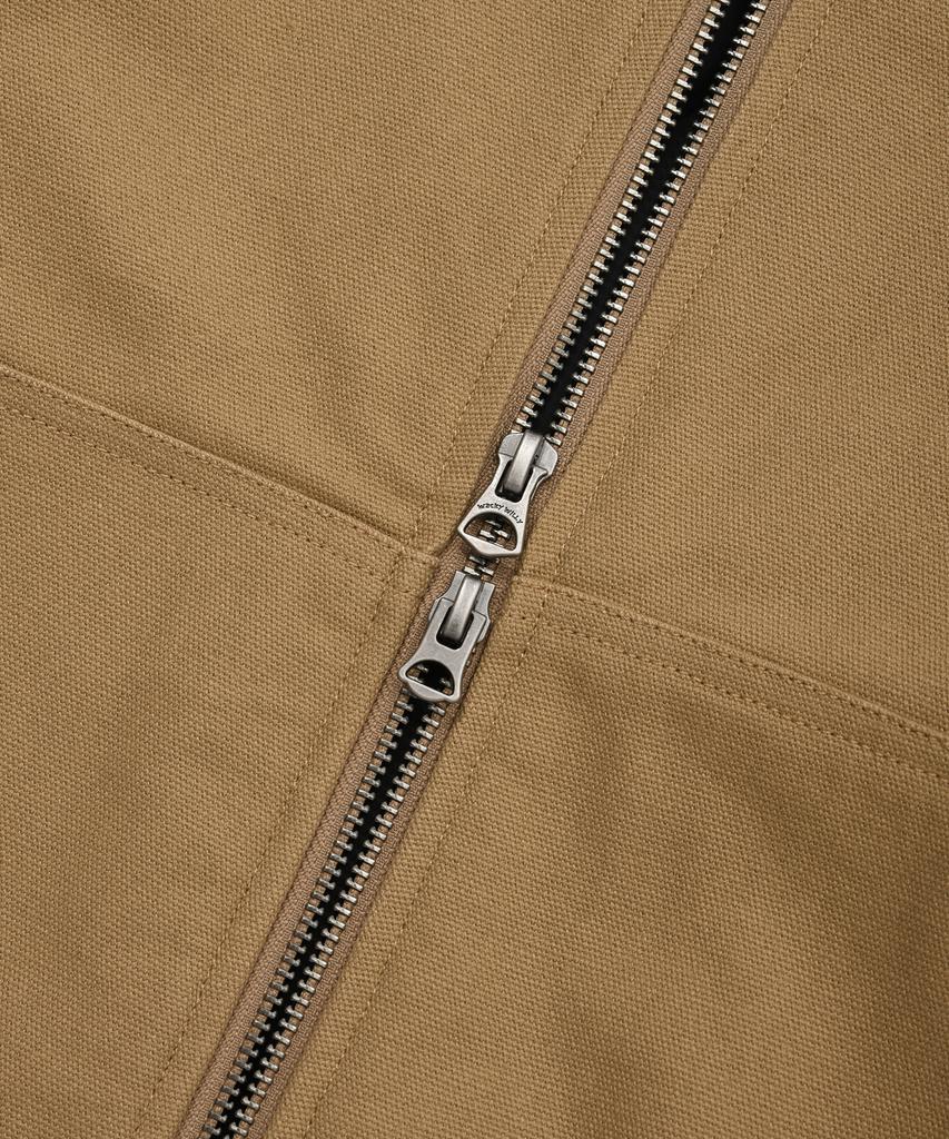 Wacky Willy Hooded Padded Work Jacket Beige