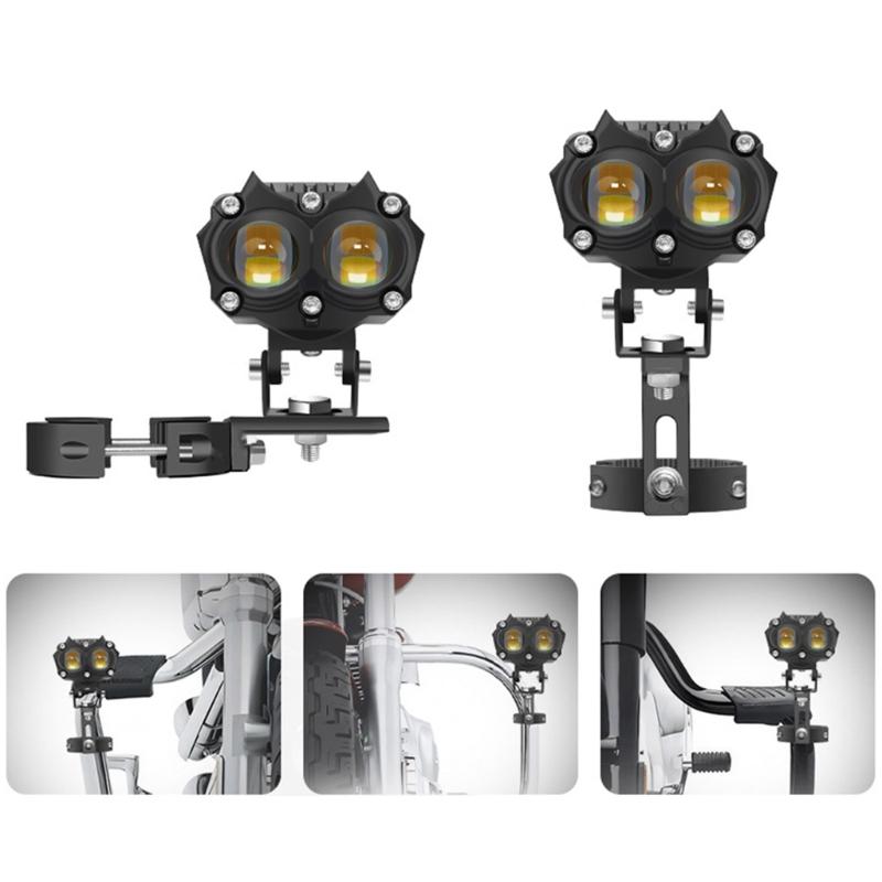 Motorcycle LED Headlight Spotlight Clamps Bracket Tube Mount for Motorcycle Fog Light Lamp Holder Accessory