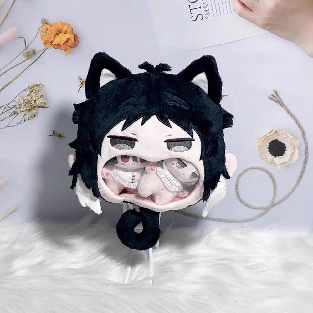 Sac Peluche Bungou Stray Dogs Ryunosuke Akutagawa Jeu Anime Cosplay Mignon Sac à Bandoulière Personnage Dessin Animé Peluches