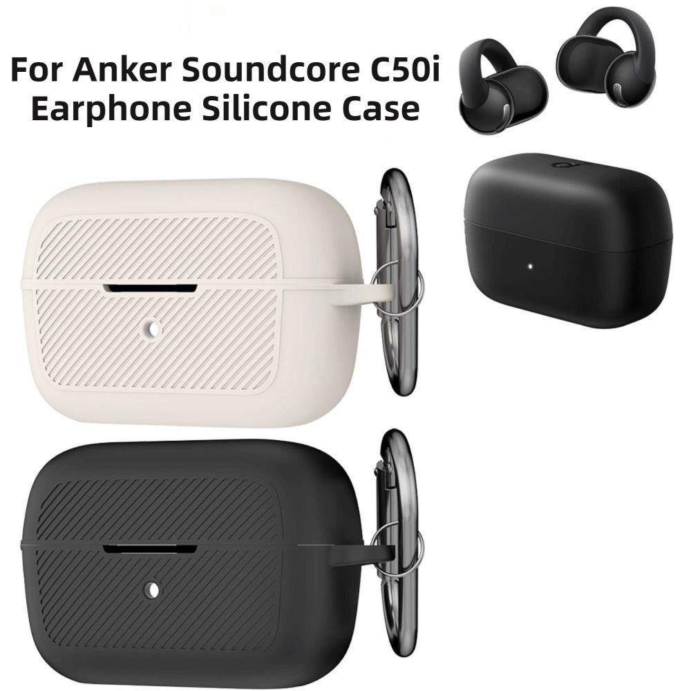 Dust Proof Earphone Case Silicone Charging Box Sleeve Earbuds Accessories for Anker Soundcore C50i