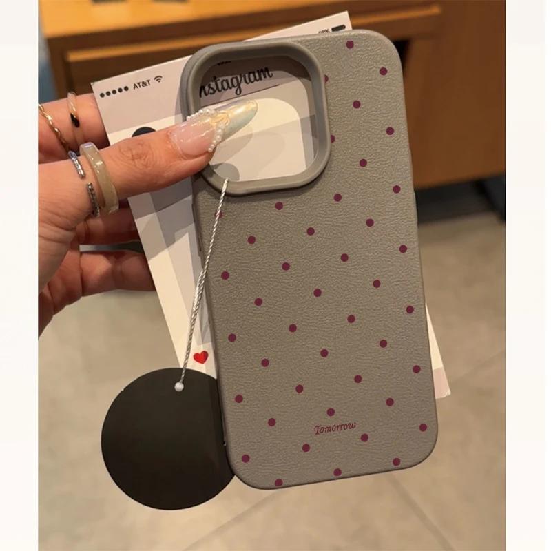 Custodia Lussuosa INS a Pois per Motorola Edge 60 50 Fusion NEO Stylus G84 G54 G85 G35 G05 G34 G75 G15 G Play 2025 Cover