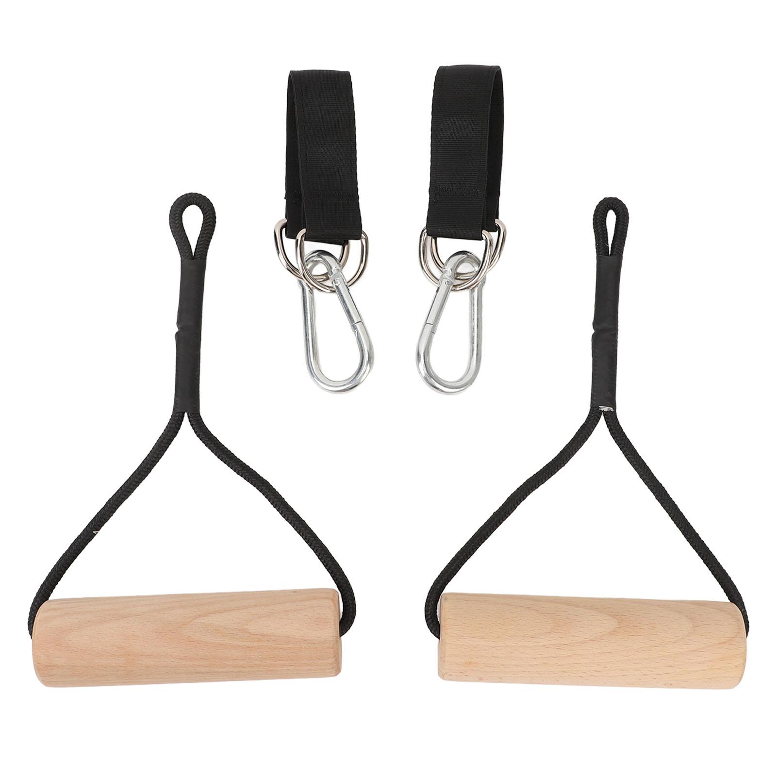 

Деревянные гимнастические кольца, переносные ручки для подтягивания, тренажер для укрепления рук с сумкой для хранения на открытом воздухе