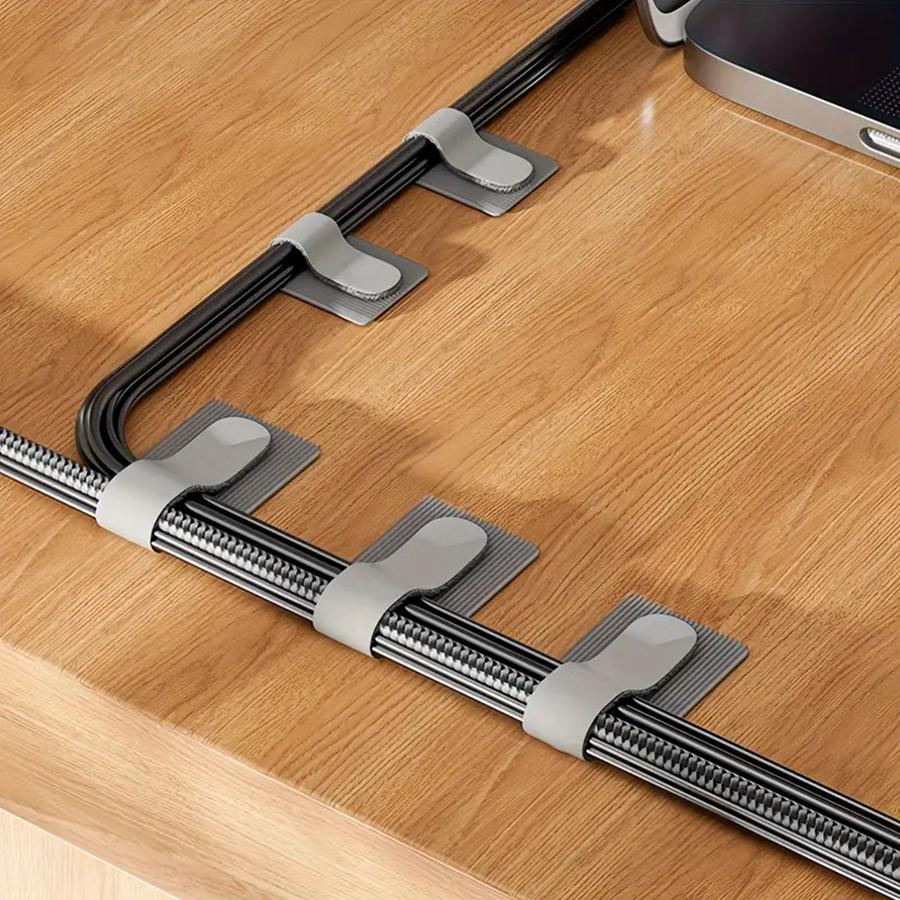 10/20Pcs Releasable Cable Organizer Ties Mouse Earphones Wire Management Nylon Cable Ties Reusable Loop Hoop Tape Straps Tie