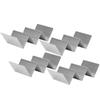 4Pcs Taco Holders WShape Stainless Steel Pancakes Stand Kitchen Tool for Restaurant Dining Room