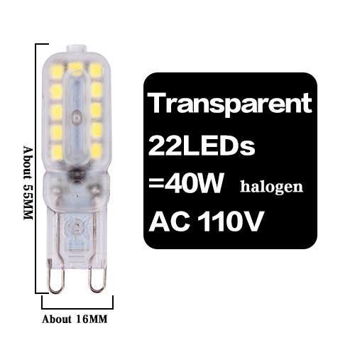 10pcs G9 G4 LED Lamp 3W 5W AC12V AC220V LED Bulbs SMD 2835 LED G9 Light Replace 30/50W Halogen Lamp Light For Home Useful