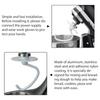 Multifuntional Dough Hook Efficient Mixing Hook Kneading Hook Aluminum Dough Hook Suitable for Pizza and Bread Doughs