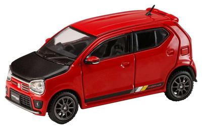 Hobby Japan HJ64 Scale Suzuki Alto Works Carbon Fiber Bonnet Custom Version Pure Red HJ641070CR 1/64 (HA36S) (Finished Model)