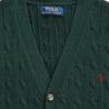 Polo Ralph Lauren Sweater Solid Color Logo Embroidery Single-Breasted Knit Kids Sweater Green CWPOSWEY6820417-300