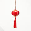 Strawberry charm cowhide hamburger lantern leather fashion high-end persimmon keychain decoration pendant bag accessories