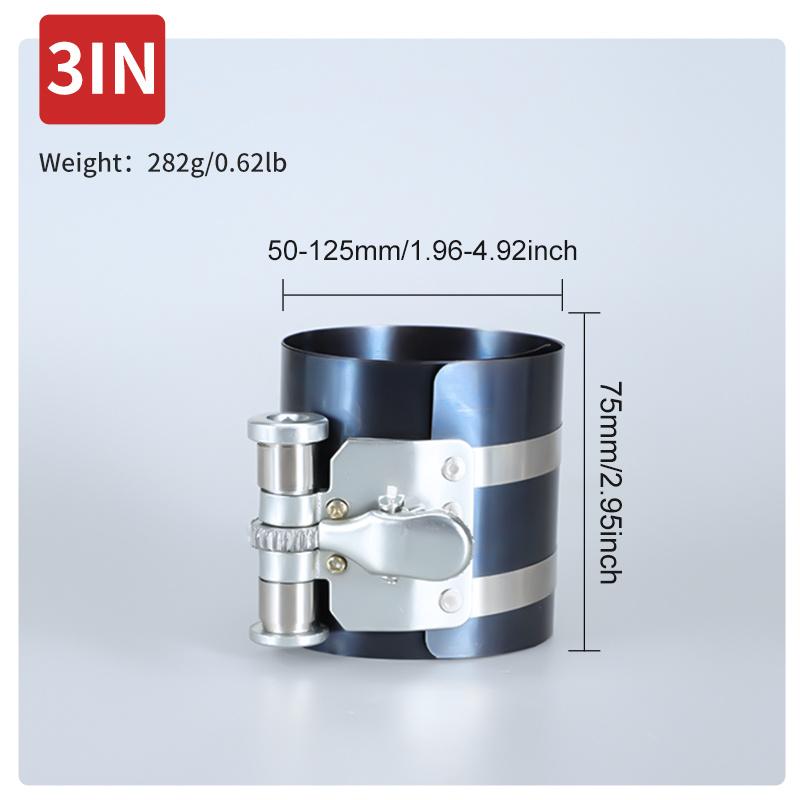 

3/4/6-дюймовый храповый зажим Инструмент для разборки Компрессор поршневых колец Двигатель с установочным инструментом Набор инструментов для поршневых колец автомобиля