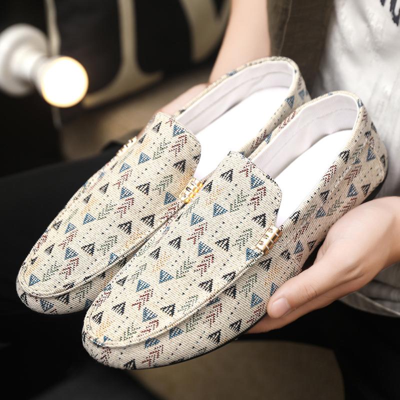 Fashion Fashion Men Casual Shoes Breathable Slip On Mesh Walking Running Sneakers Non-slip Flats Lightweight Sport Shoes Driving Loafers
