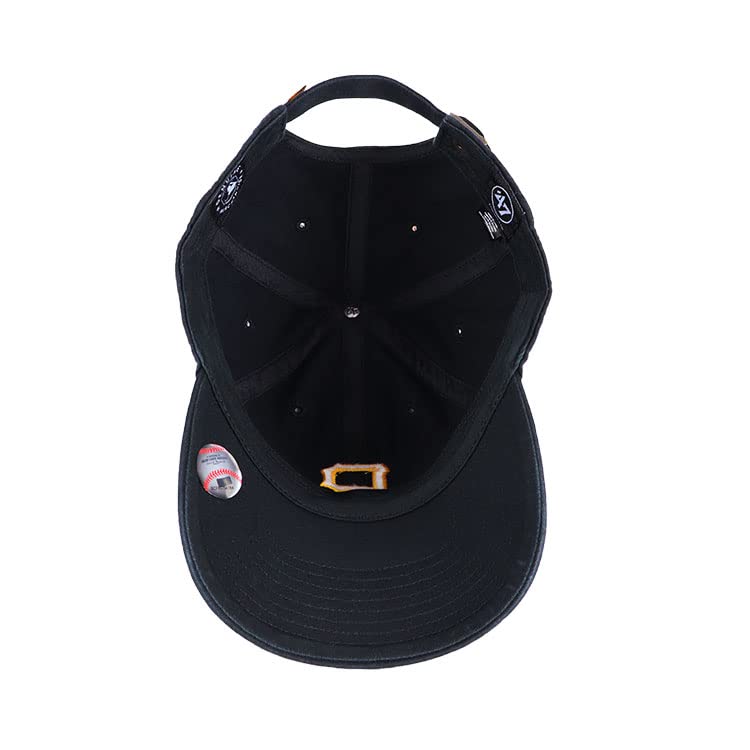 Brand 47 Cleanup Low Major League Baseball Pittsburgh Free Size '47 Cap, Cap, MLB, Hat, Pirates, Black,