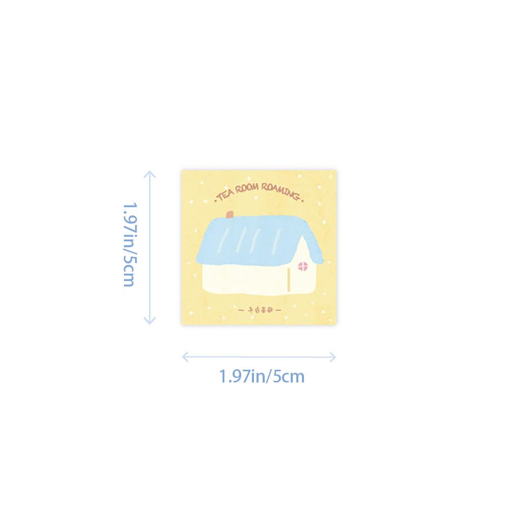 50 Sheets Material Book Tea Room Roaming Cute Creative Patterns Handmade Account Diary Primer Memo