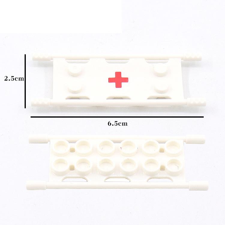 Military Building Block Doll Scene Accessories Barricade Large Spring Wire Children'S Toys Assembled Building Block