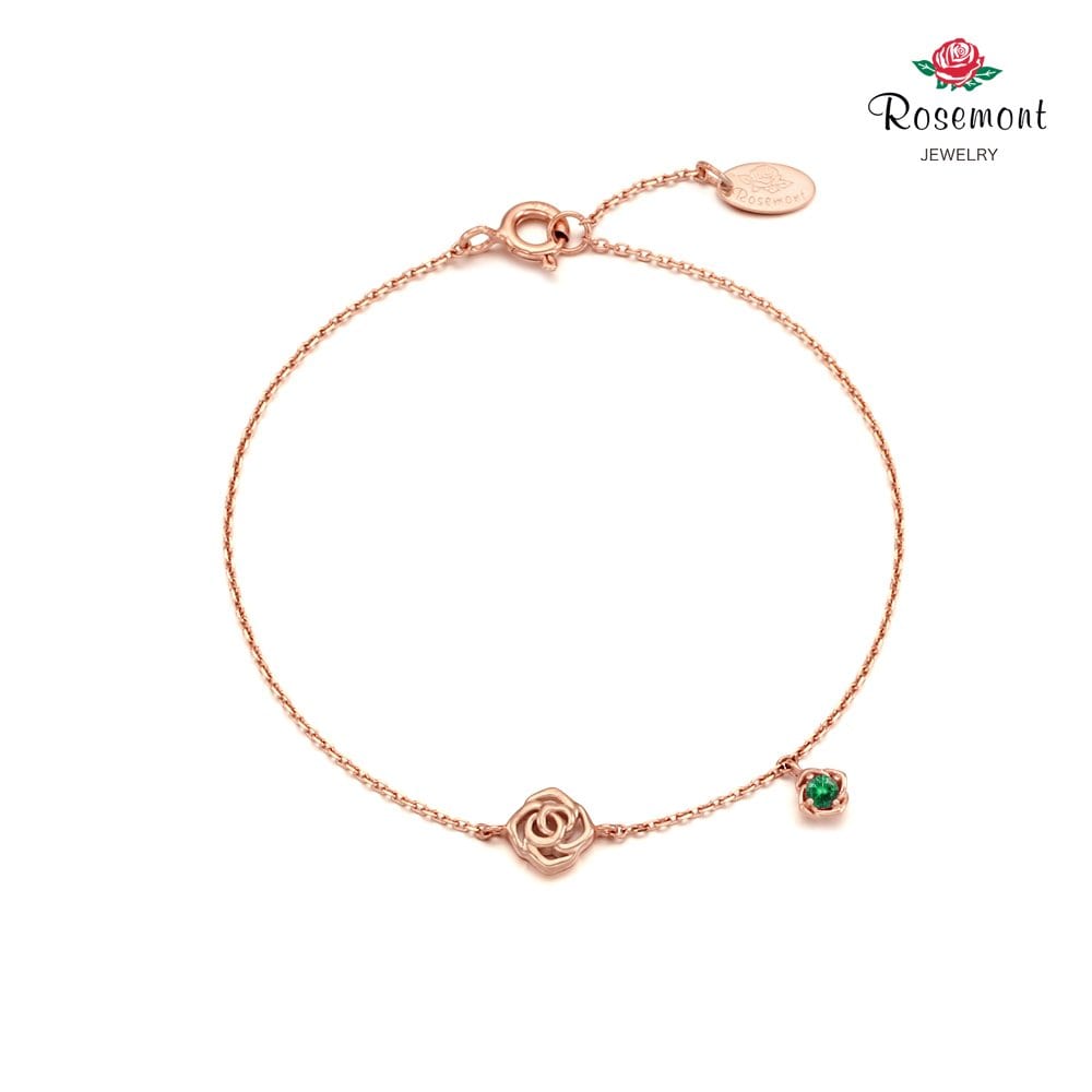 [Exclusive Package][Rosemont] Silver Bracelet (May Birthstone) Rc0345