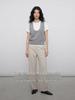 2026 Spring/Summer Women's 100% Wool Sleeveless U-Neck Knit Vest in Solid Color, Light Luxury Style