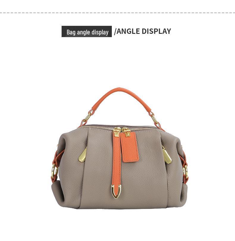 Genuine Leather Women's Versatile Crossbody Handbag