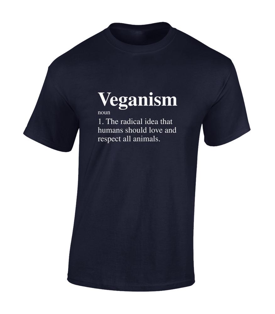 Veganism Definition Funny Joke Meat Lover Vegetarian Unisex T-Shirt Unisex T-Shirt L