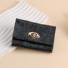 Zipper Coin Purse White Card Holder Women'S Wallet Silver Oil Leather Wallet For Daily Use Casual Outings Travel