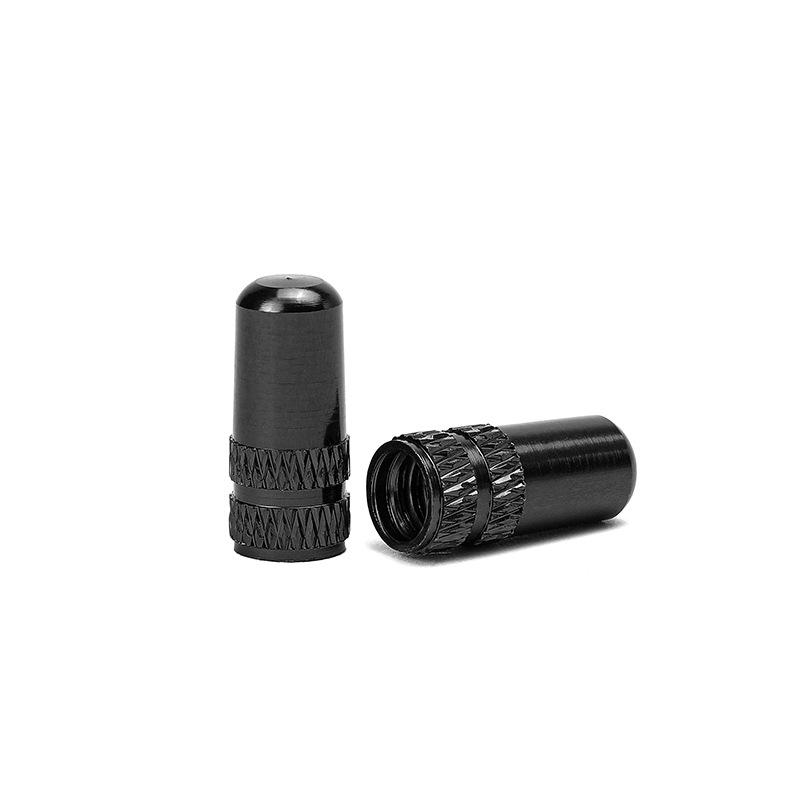 Fahrrad Französisches Luftdüsenkappe, Rennrad Mountainbike Schönes Mund Luftdüsenkappe, Reifenventilkappe Aluminiumlegierung Staubschutz