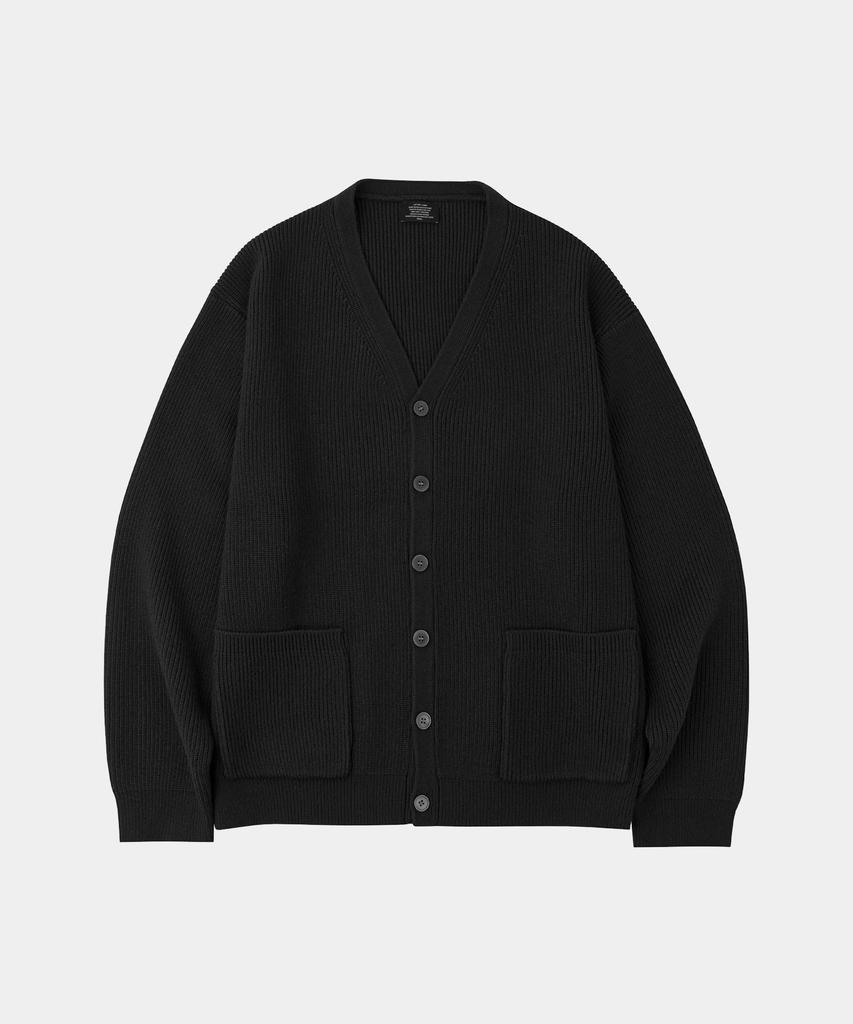 LETTERCOMO Essential V-Neck Cardigan Knit 4 Colors