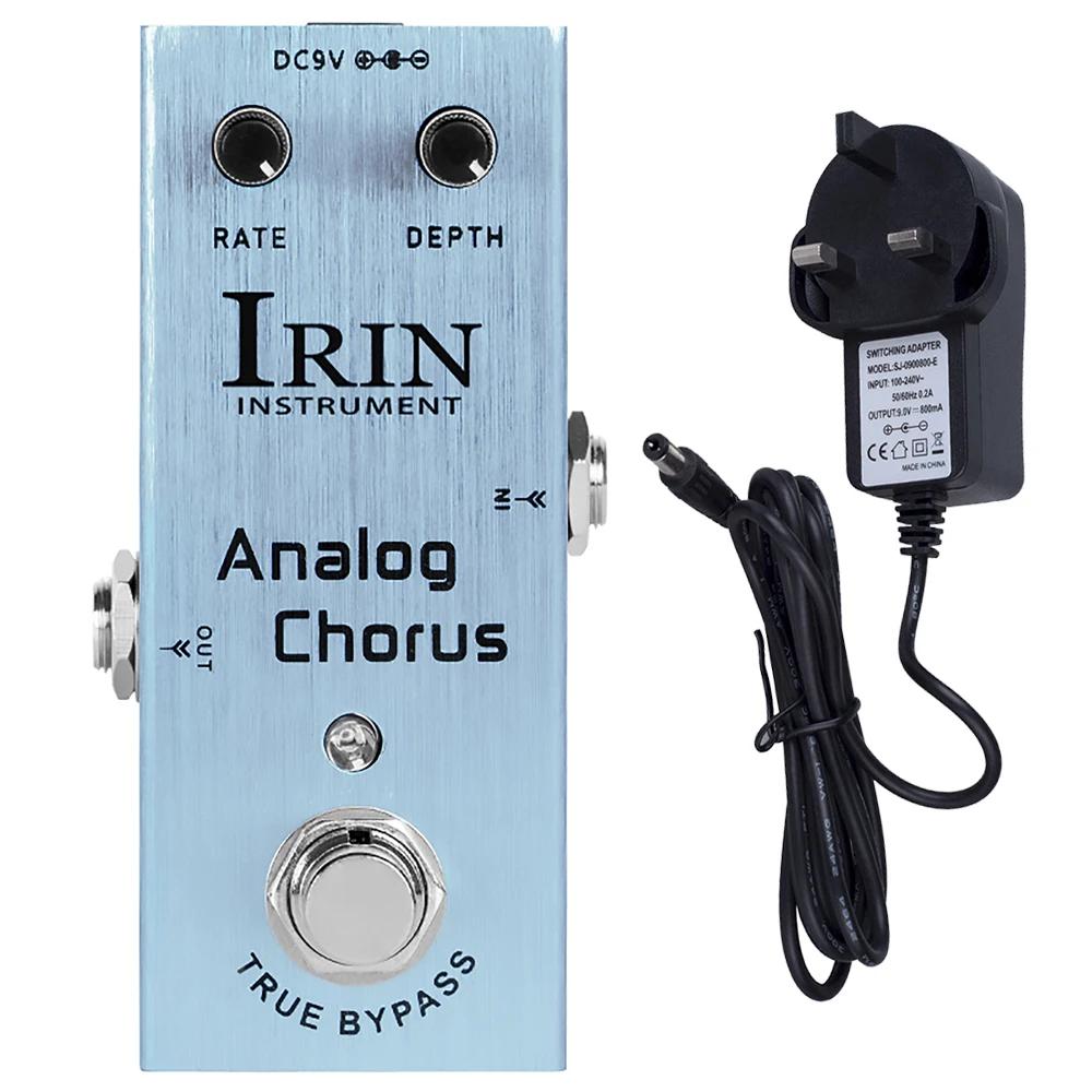 IRIN AN-08 ANALOG CHORUS Guitar Pedal for Circuit Chorus Tone Guitarra Effect Pedal True Bypass with Classic BBD Chip 9V Adapter