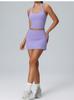 Oasis Lulu Women's Two-Piece Style Pocket Tennis & Yoga Skirt - Quick-Dry, Anti-Exposure, Ideal for Outdoor Sports & Fitness
