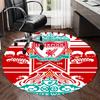 Liverpool Football Club Bedruckter Runder Teppich Teppich Stuhlteppich Bereichsteppich Eingang Fußmatten, für Bürostuhl Wohnzimmer Schlafzimmer Küchenraum.