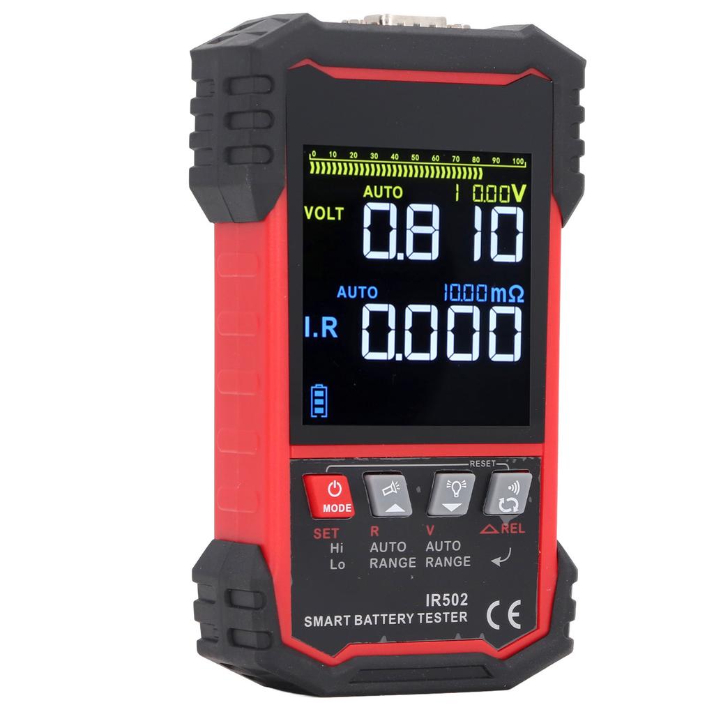 Batterie-Innenwiderstandsspannungstester für Wohnmobil, LKW, Boot, 3,2 Zoll TN-Farb-LCD-Bildschirm, DC0.00V