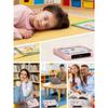 Port le CD Player with Dual Stereo Speakers   5.3 Re  le Headphones LCD for Home Car Outdoor Support CD   USB Input   Playback