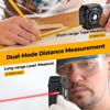 Smart Laser Distance Tape Measure 40M Laser Range 5M Steel Tape Front Back Reference Switch Unit Conversion LCD Display