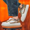 Men Soft Sole Breathable Skate Board Shoes, Student Daily Casual Athletic Sneakers