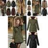 Women's Cotton Padded Winter Down Coat Jacket Thicken And Warm Long Parka For Cold Weather
