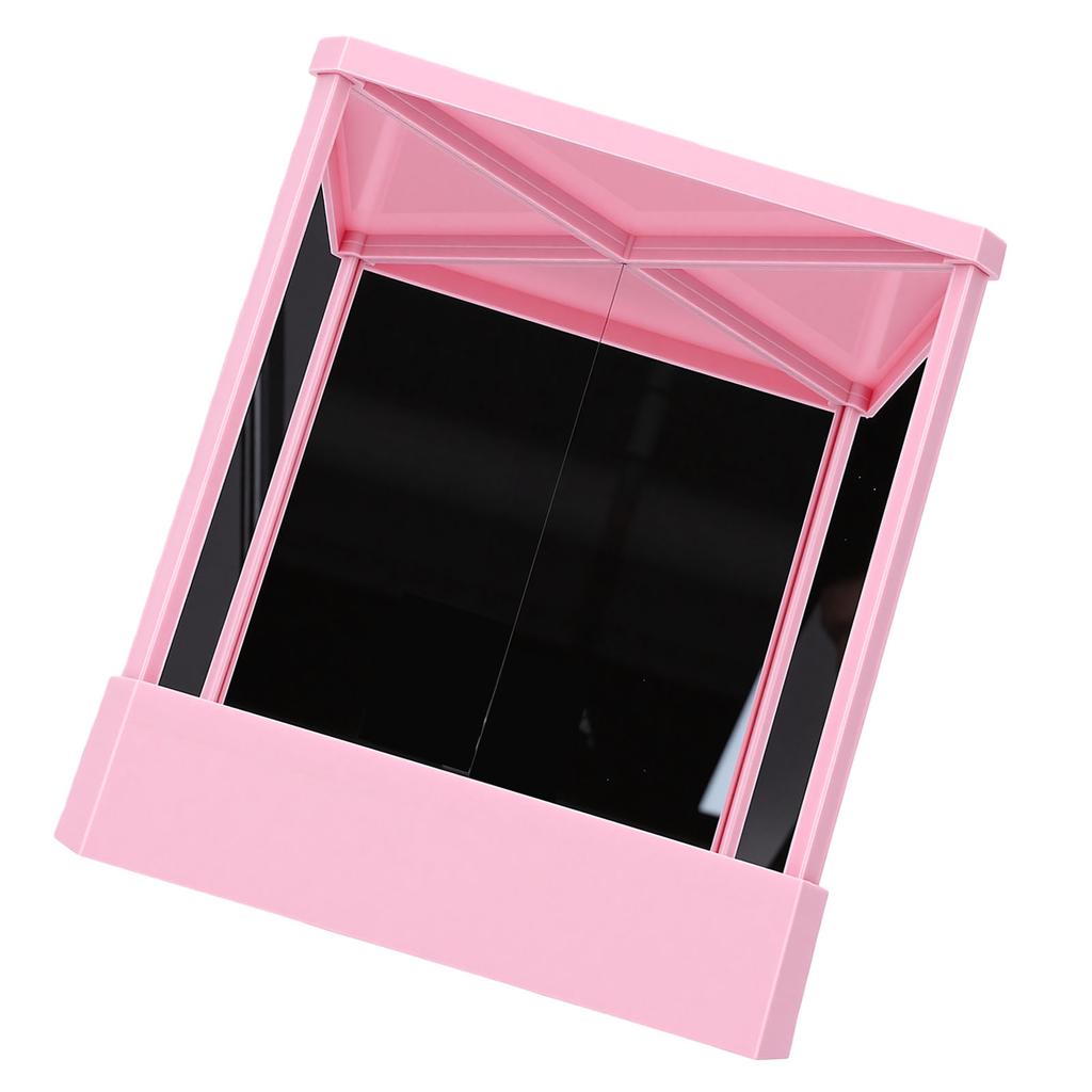 Non Reversing Mirror True Reflection Beveled Standing Cosmetic Inverted Mirror for Desktop Vanity Accurate Grooming