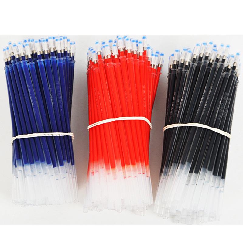 

0.5mm Gel Pen with Frosted Barrel and Bullet Tip - Water-Based and Ideal for Office Use Red