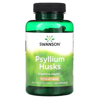 Swanson, Psyllium Husk, 610 Mg, 100 Capsules