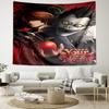 Personalized Name D-Death Note Tapestry, Wall Hanging Tapestry, Pattern Tapestry for Dorm Bedroom Living Room Wall Art Photography Backdrop