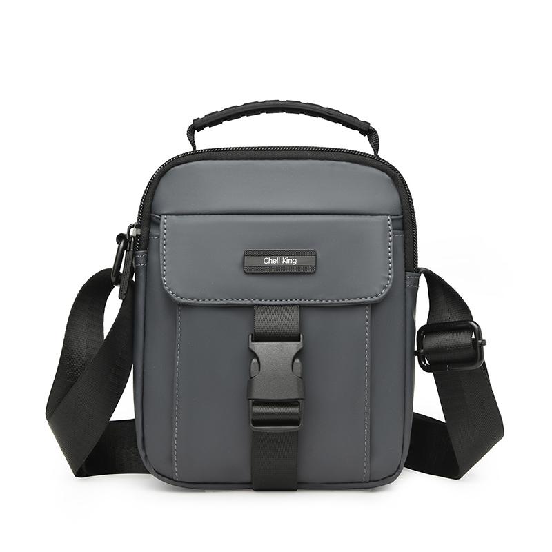 Borsa a tracolla impermeabile da uomo, borsa a tracolla verticale leggera, piccola borsa