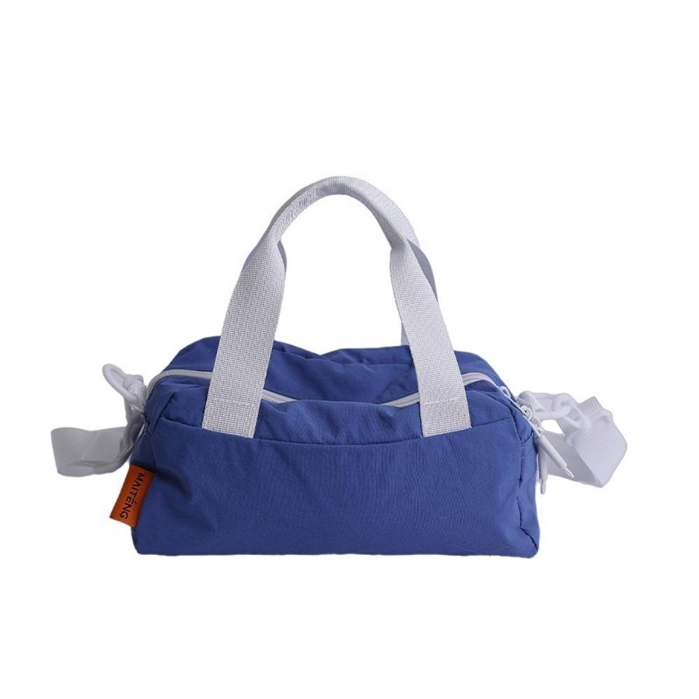 

Однотонная Легкая Сумка Повседневные Женские Сумки Портативная Нейлоновая Сумка Кроссбоди Для Улицы (No Pendant) синий